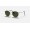 Ray Ban Round Metal RB3647 Sunglasses Classic G-15 + Gunmetal Frame Green Classic G-15 Lens