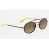 Ray Ban Scuderia Ferrari Collection RB3847 Sunglasses Brown Mirror Gunmetal