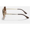 Ray Ban Square Collection RB1971 Sunglasses Brown Gold