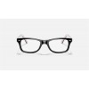Ray Ban The Timeless RB5228 Sunglasses Demo Lens + Black Pattern Frame Clear Lens
