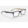Ray Ban The Timeless RB5228 Sunglasses Demo Lens + Transparent Blue Frame Clear Lens