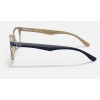 Ray Ban The Timeless RB5228 Sunglasses Demo Lens + Transparent Blue Frame Clear Lens
