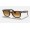 Ray Ban Wayfarer Color Mix RB2140 Sunglasses Light Brown Gradient Brown
