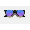 Ray Ban Wayfarer Ease RB4340 Sunglasses Blue Gradient Flash Black