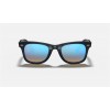 Ray Ban Wayfarer Ease RB4340 Sunglasses Blue Gradient Flash Blue