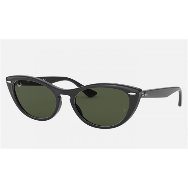 Ray Ban Nina RB4314 Sunglasses Green Classic G-15 Black