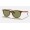Ray Ban Wayfarer II Classic RB2185F Sunglasses Tortoise Frame Light Green Classic Lens